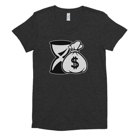 Time=Money (USD) Women's Tri-Blend T-Shirt