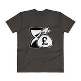 Time=Money (Euro edition) V-Neck T-Shirt