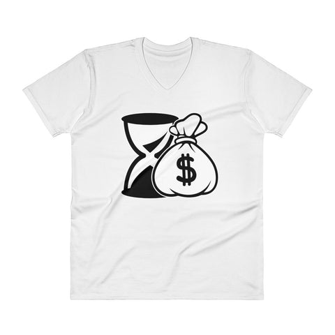 Time=Money (USD edition) V-Neck T-Shirt